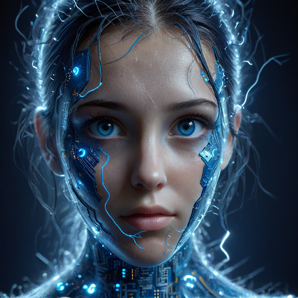 Illustration humain-robot